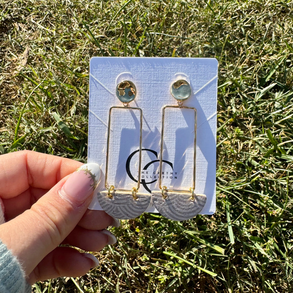 Gallery Earrings | Handcrafted Leather Earrings