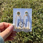 Gallery Earrings | Handcrafted Leather Earrings