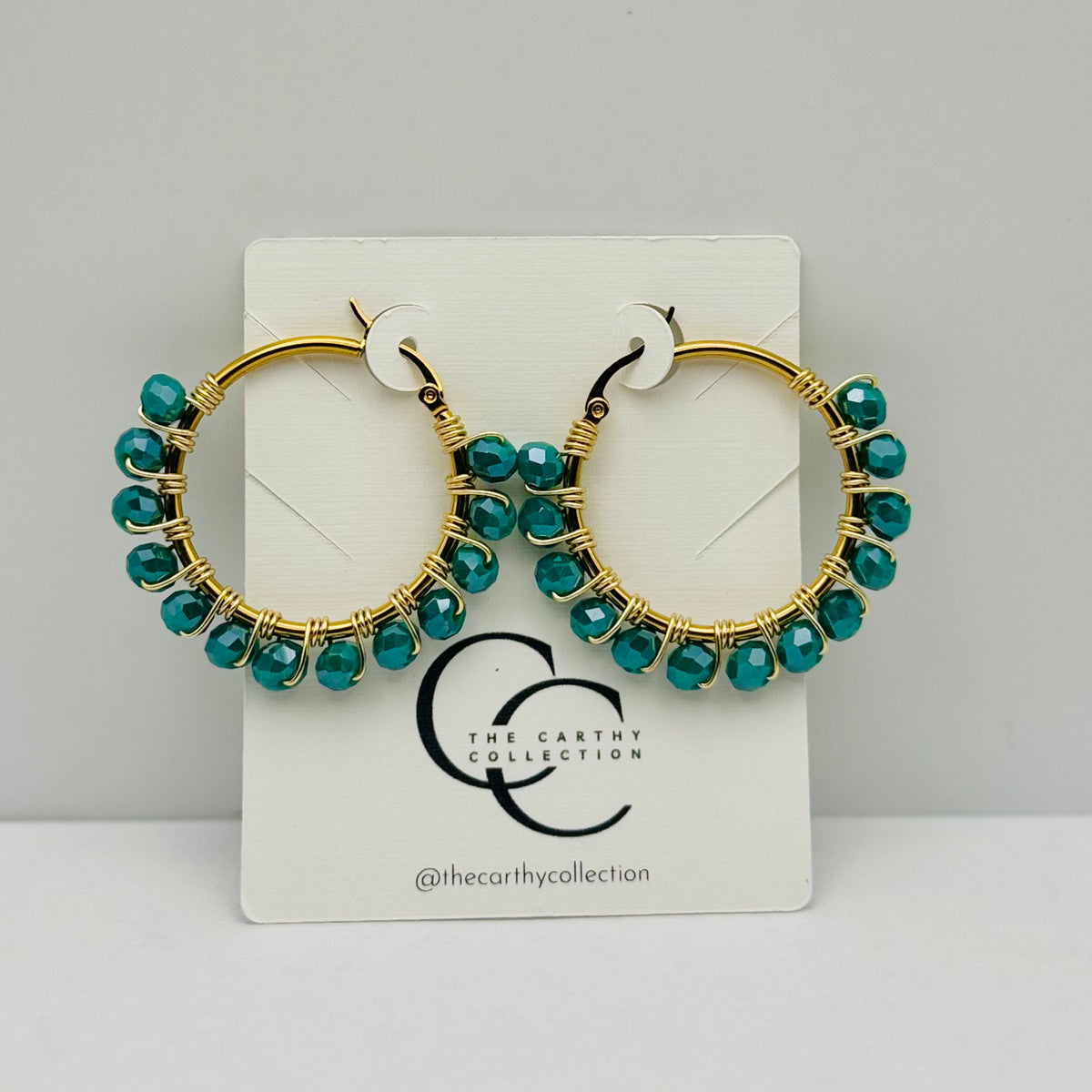 Prism Hoops | Handcrafted Japanese Crystal Earrings