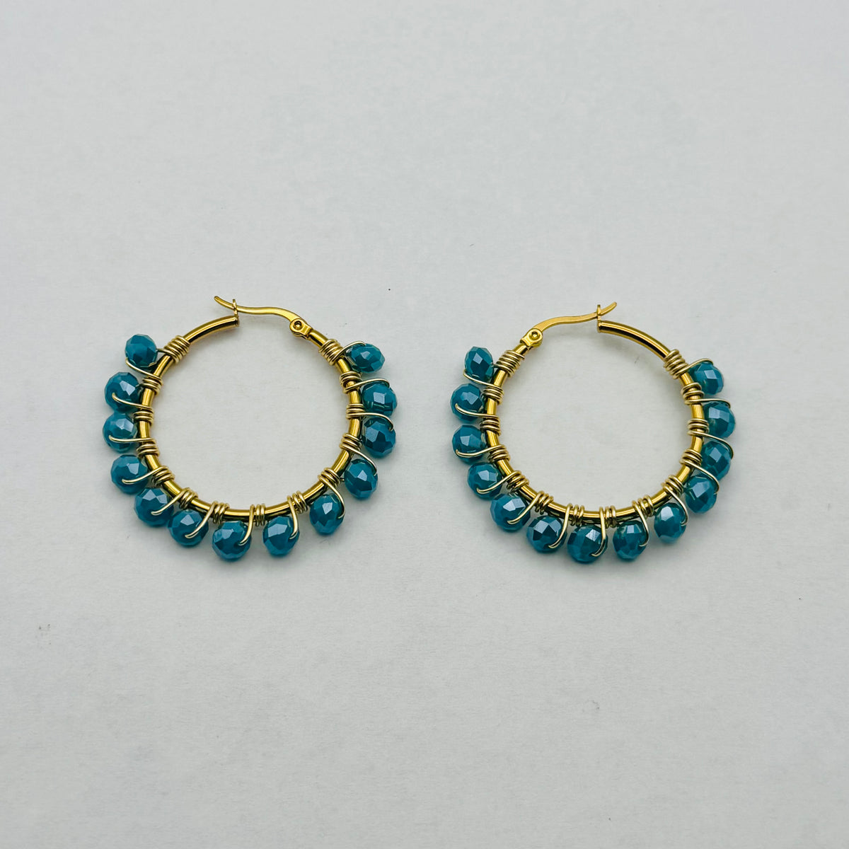Prism Hoops | Handcrafted Japanese Crystal Earrings