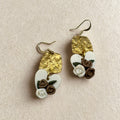 Metal & heart polymer dangles